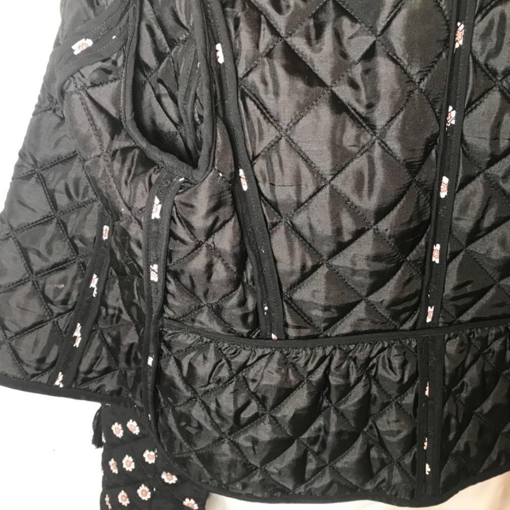 KATE SPADE NEW YORK DITZY FLORAL SILK QUILTED JACKET SIZE 2 - Picture 7 of 7